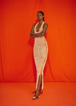 Khanums Kyhlet Maxi Dress Orange Size S / Au 8 for rent on The Volte - image 1