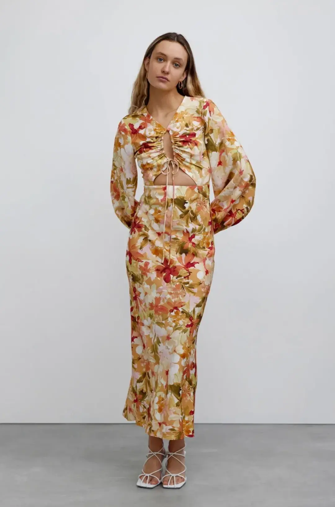 Significant Other Lucia Maxi Dress Watercolour Size 12 for rent on The Volte - main image