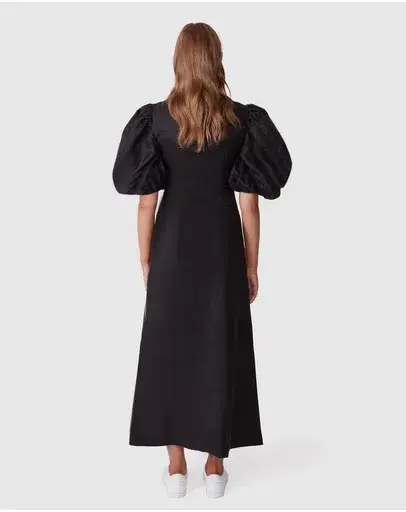 Torannce Floating On A Cloud Black Maxi Dress Black Size 14 for rent on The Volte - main image