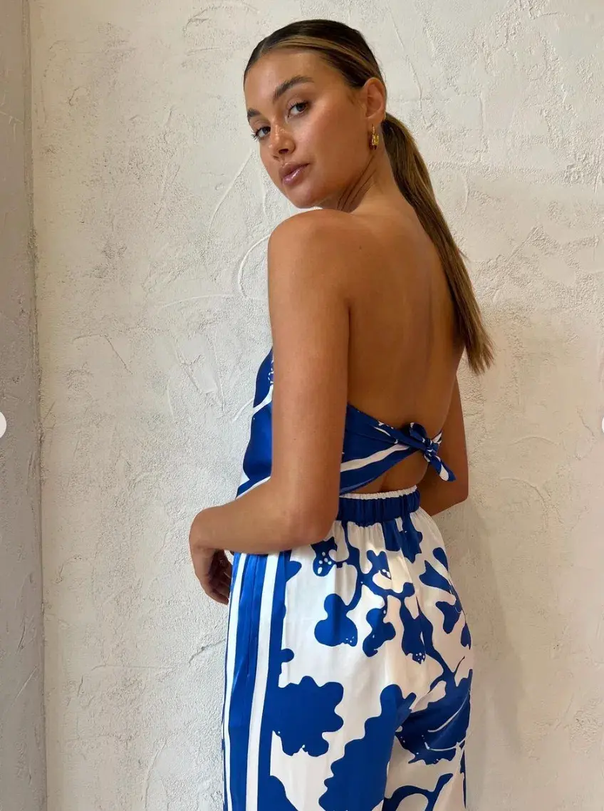 Sir the Label Esme Scarf & Pants Set Print Size 6 for rent on The Volte - main image