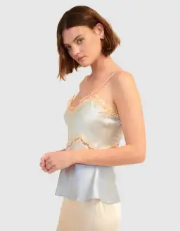 Ginia Hope Lace Cami Blue Size S / Au 8 for rent on The Volte - image 4