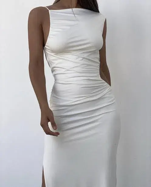 Effie Kats Rae Gown White Size 8 for rent on The Volte - main image