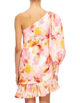 Acler Lawson Pink Floral Dress Size 12 for rent on The Volte - image 2