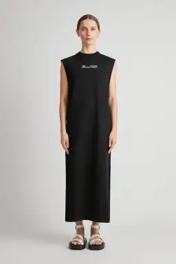 Camilla and Marc Emery Cotton Tank Dress Black Size 12 for rent on The Volte - image 1
