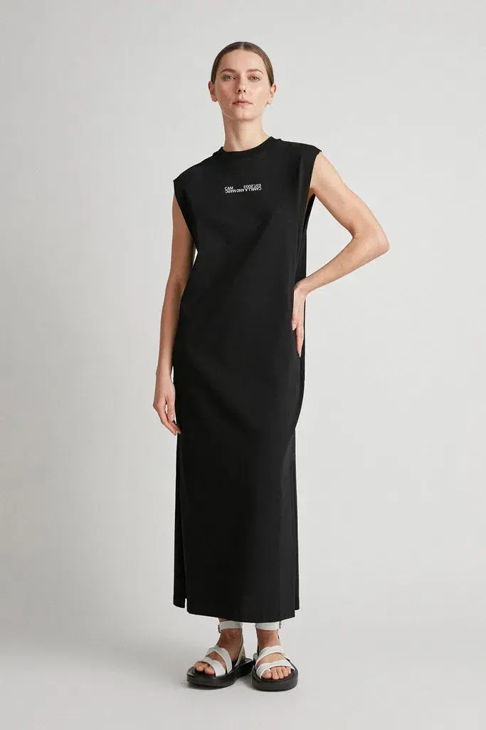 Camilla and Marc Emery Cotton Tank Dress Black Size 12 for rent on The Volte - main image