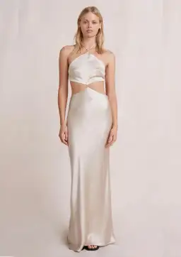 Bec & Bridge Kara Maxi Dress in Sand Size 8 for rent on The Volte - image 1