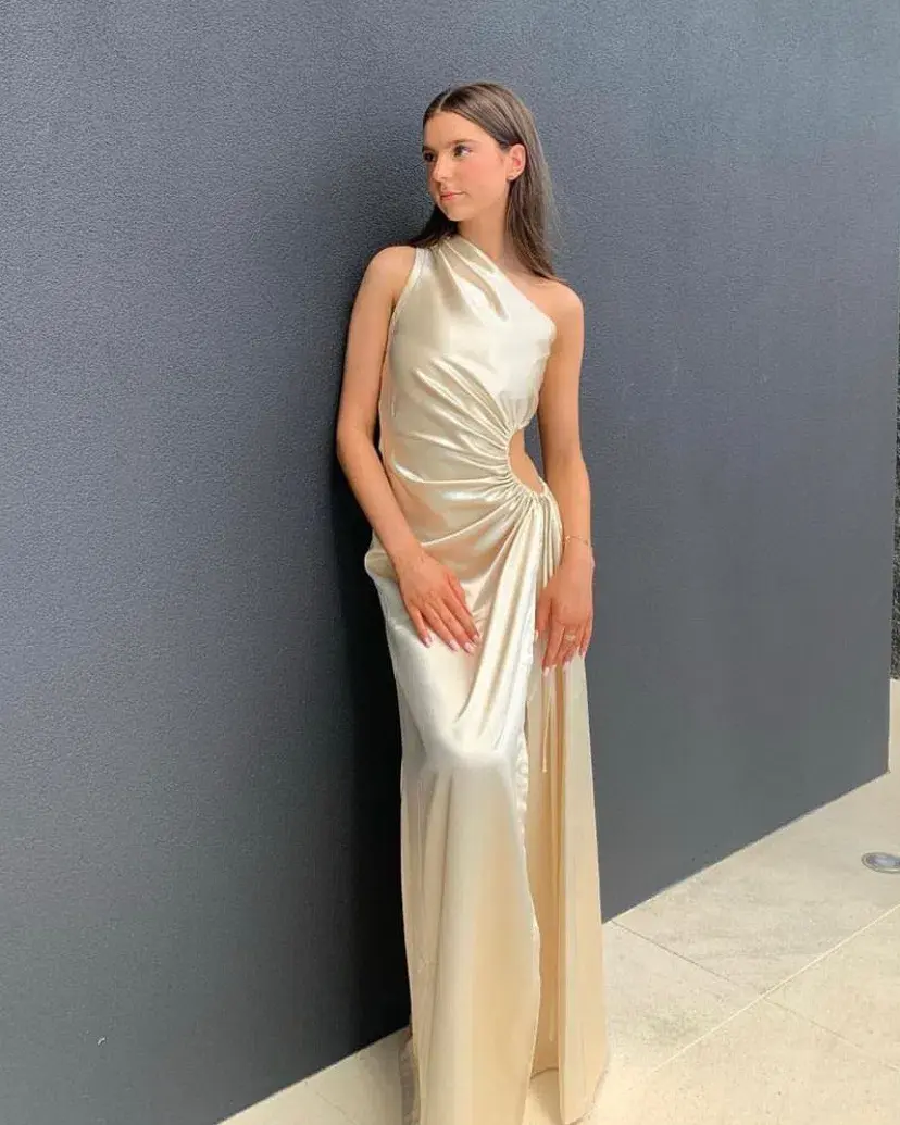 Sonya Moda Nour Maxi Dress Pearl Size 8 - Image 3