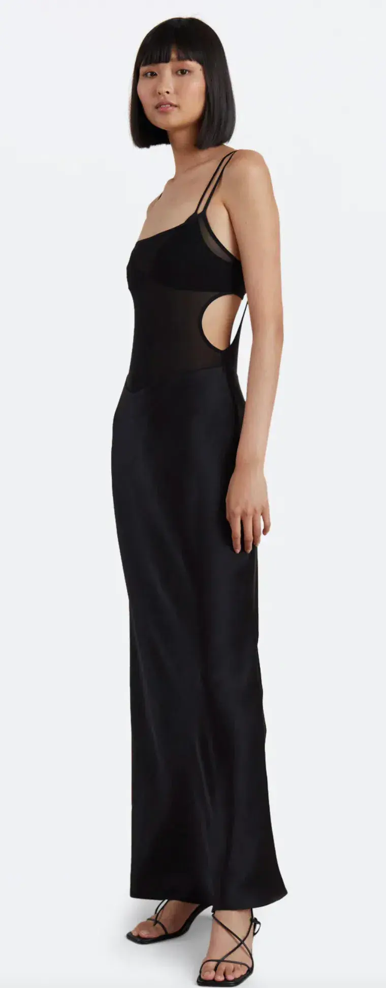 Bec & Bridge Lindsey Cut Out Maxi Dress Black Size 10 / M for rent on The Volte - main image