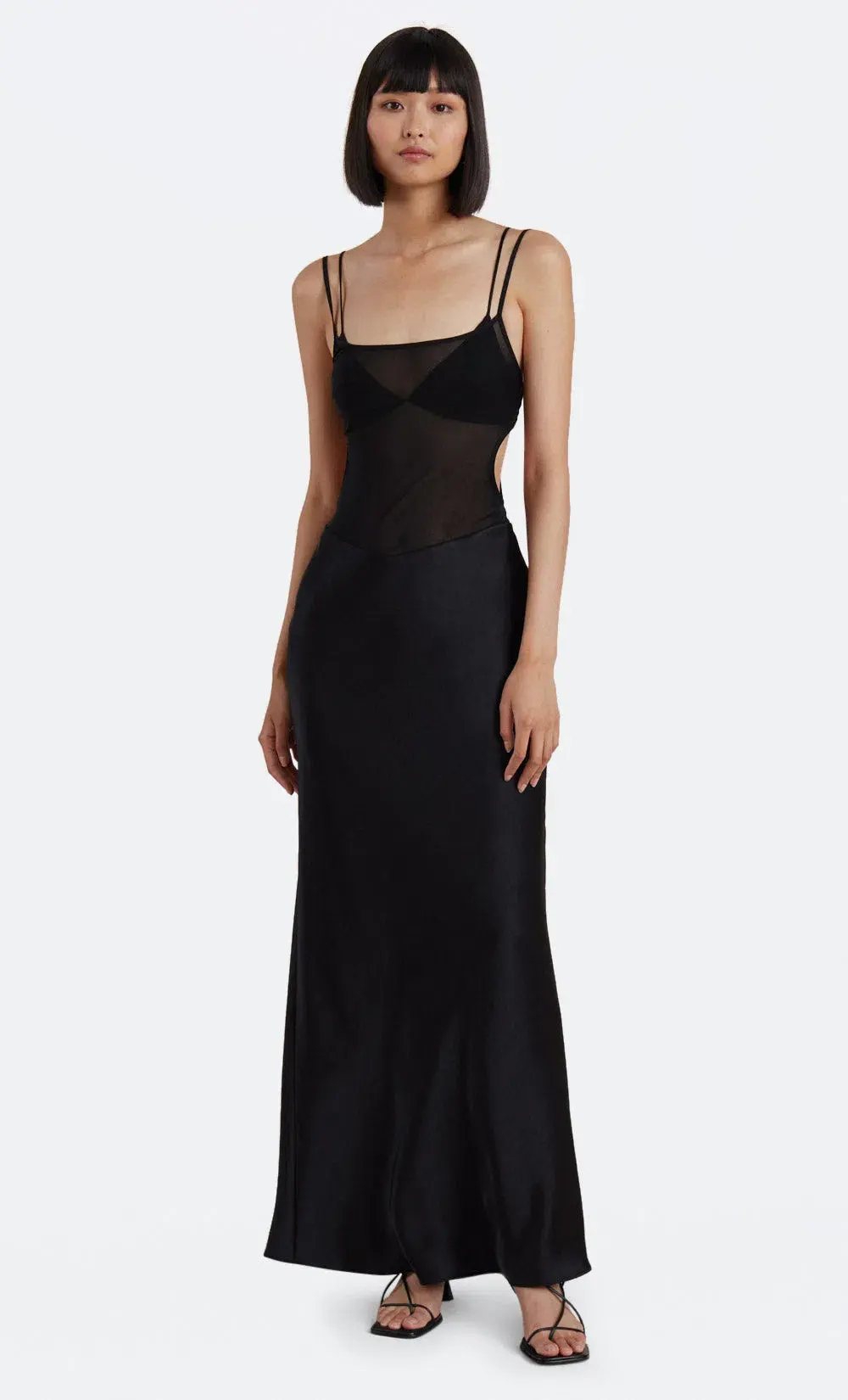 Bec & Bridge Lindsey Cut Out Maxi Dress Black Size 10 / M for rent on The Volte - main image