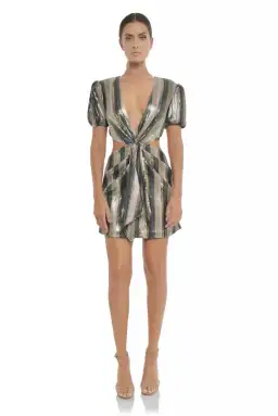 MISHA Lorlea Mini Dress Sequin Size 8 for rent on The Volte - image 1