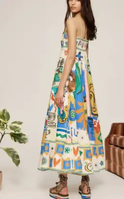 Alemais Soleil Sundress Multi Size 14 for rent on The Volte - image 2