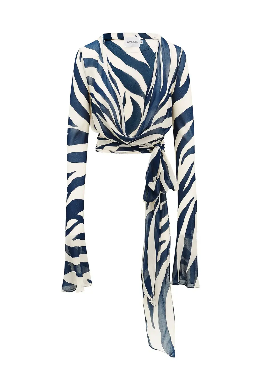 Rat & Boa Lazure Skirt and Blouse Set Print Size 10 for rent on The Volte - main image