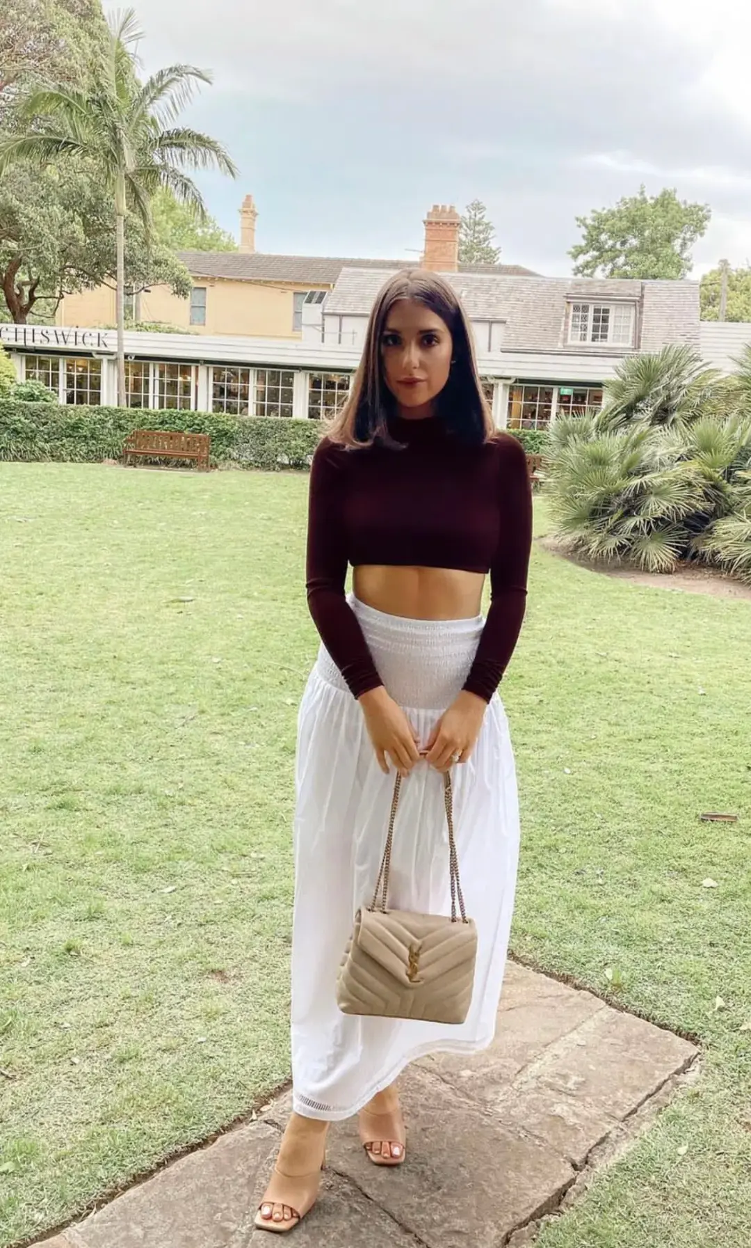 Joslin Yoko Cotton Skirt/Dress in Optical White Size 10 for rent on The Volte - main image