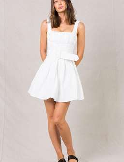 Misha Lucia Mini Dress Ivory Size 10/M for rent on The Volte - image 1