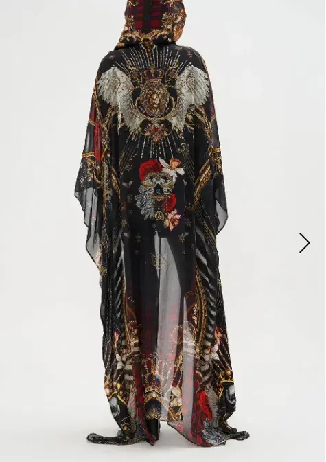 Camilla X Robbie Williams Oversized Robe Do I Entertain You Dress Print One Size for rent on The Volte - main image
