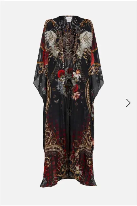 Camilla X Robbie Williams Oversized Robe Do I Entertain You Dress Print One Size for rent on The Volte - main image
