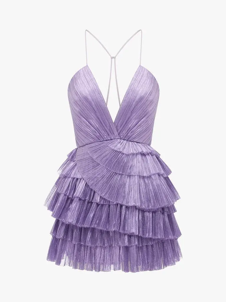 Alice McCall Don’t Be Shy Dress Purple Size 4 for rent on The Volte - main image