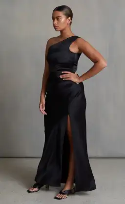 Bec & Bridge The Dreamer Asym Dress Black Size 6 for rent on The Volte - image 2