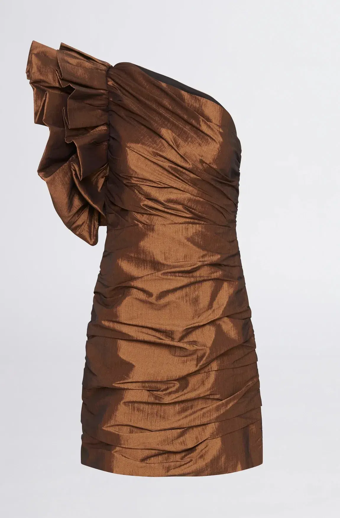 Sheike Mirage Mini Dress Brown Size 10 - Image 6