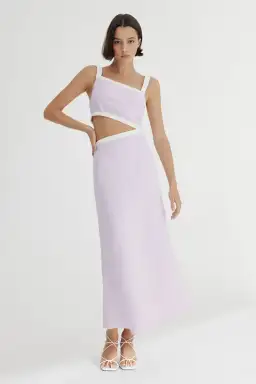 Significant Other Elena Midi Dress Lilac Size 8 for rent on The Volte - image 1