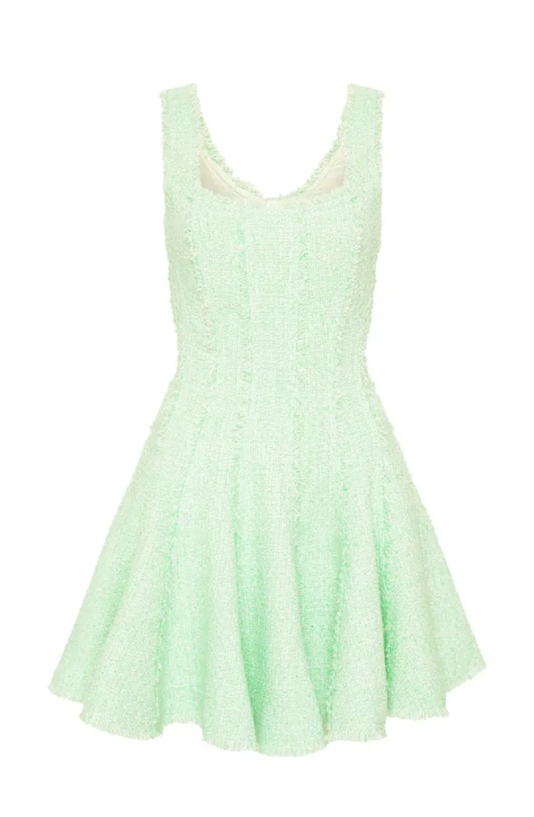 Aje Anais Boucle Mini Dress Mint Size 8 / S for rent on The Volte - main image