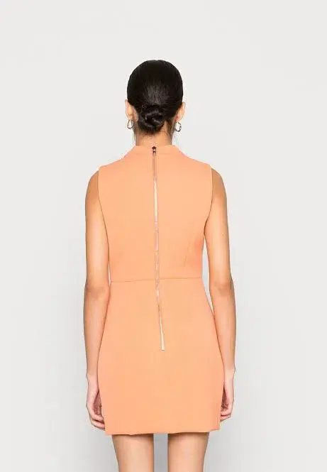 Mossman The Break Free Mini Dress in Faded Citrus Size 8 for rent on The Volte - main image
