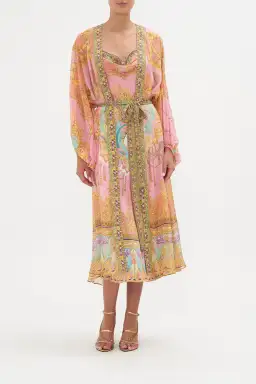 Camilla Mermaid Motel Silk Blouson Sleeve Layer Print Size 16/XL for rent on The Volte - image 1