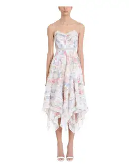 Zimmermann Bowie Pintuck Scarf Dress Floral Size 2/Au 12 for rent on The Volte - image 1