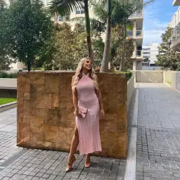 Lidee Soiree Halter Neck in Pink Size 6 for rent on The Volte - image 3