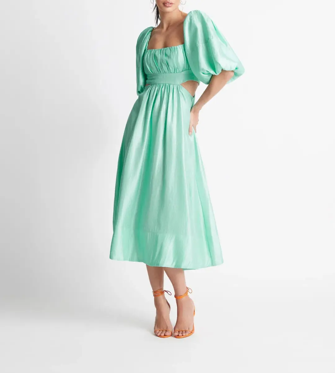 Sheike Daydreaming Maxi Dress Green Size 8 / S for rent on The Volte - main image