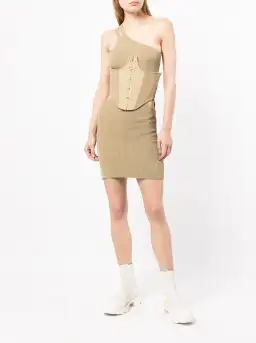 Dion Lee Panelled Under Corset Sahara Brown Size M/Au 10 for rent on The Volte - image 1