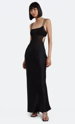 Bec & Bridge Lindsey Cut Out Dress Black Size 6 for rent on The Volte - image 1