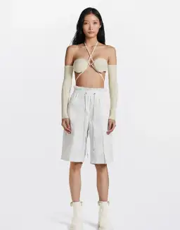 Dion Lee Spiral Rib Bralette Cream Size S/Au 8 for rent on The Volte - image 1