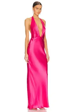Natalie Rolt Angelica Gown Neon Pink Size 1 / AU 8 for rent on The Volte - image 2