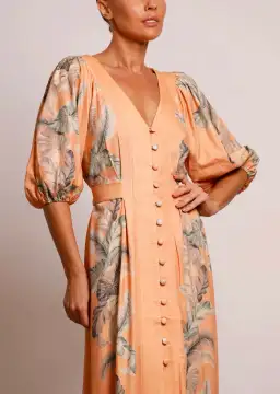 Pasduchas Horizon Midi Dress Earth Size 10 for rent on The Volte - image 3