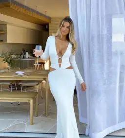 Arcina Ori Aston Dress Ivory Size S/Au 8