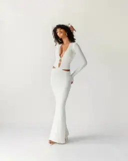 Arcina Ori Aston Dress Ivory Size S/Au 8