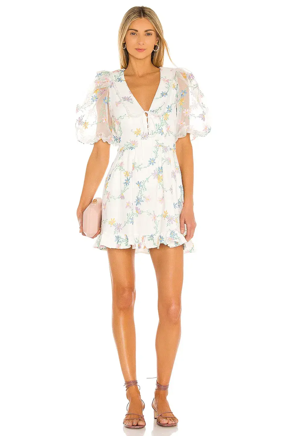 For Love & Lemons Majorie Mini Dress Size M for rent on The Volte - main image