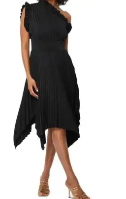 Mossman The Lady Like Midi Dress Black Size 14 for rent on The Volte - image 2