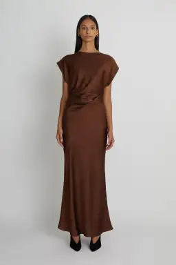 Camilla and Marc Eclar Dress Brown Size 8 for rent on The Volte - image 3
