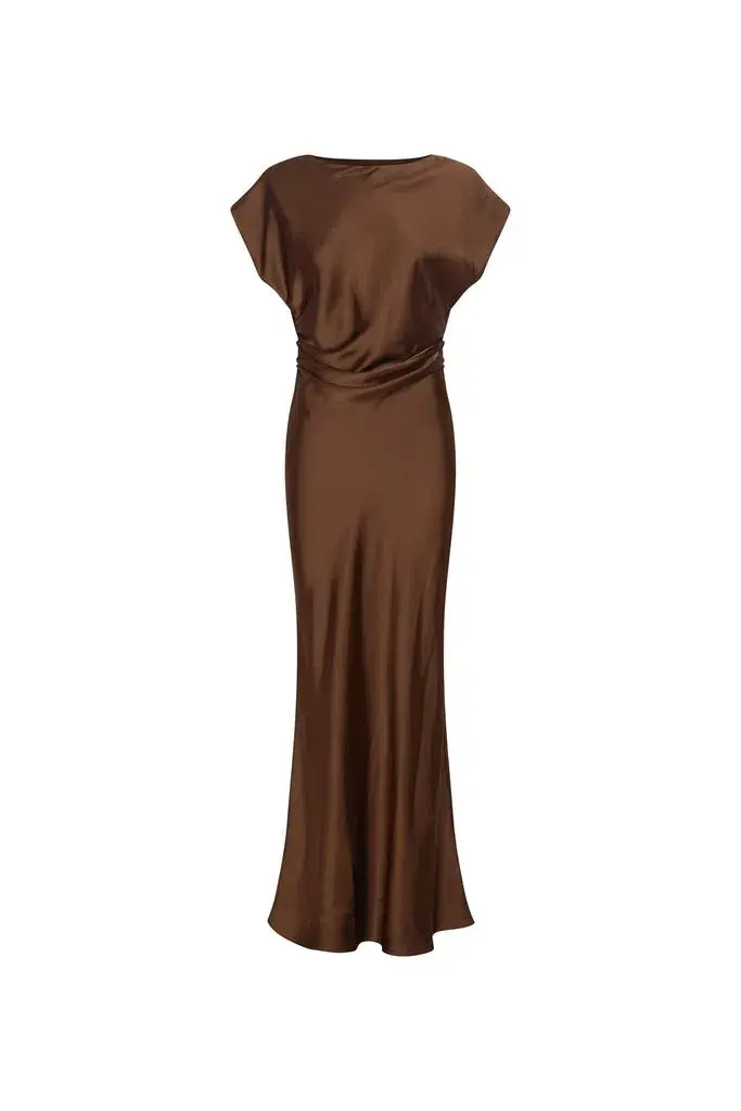 Camilla and Marc Eclar Dress Brown Size 8 for rent on The Volte - main image