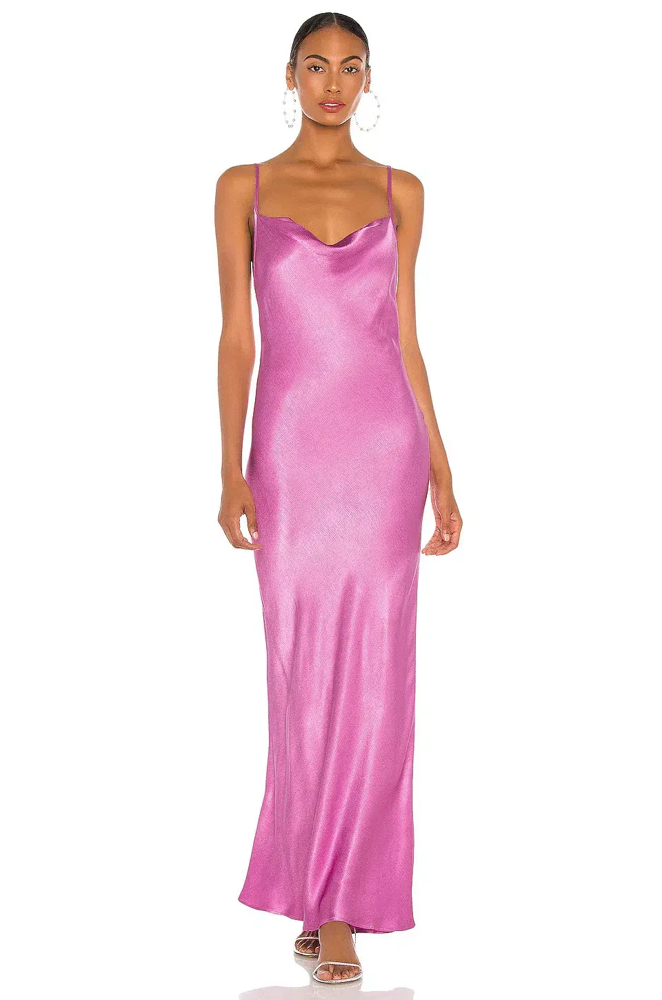 Bec & Bridge Lucie Maxi Dress Fuchsia Pink Size 8 for rent on The Volte - main image