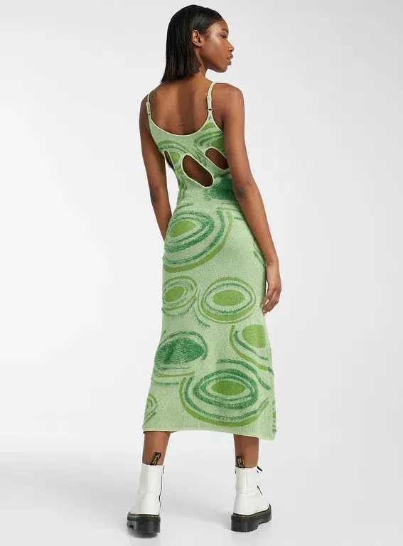 House of Sunny Hockney Dress Green Size 8 for rent on The Volte - main image