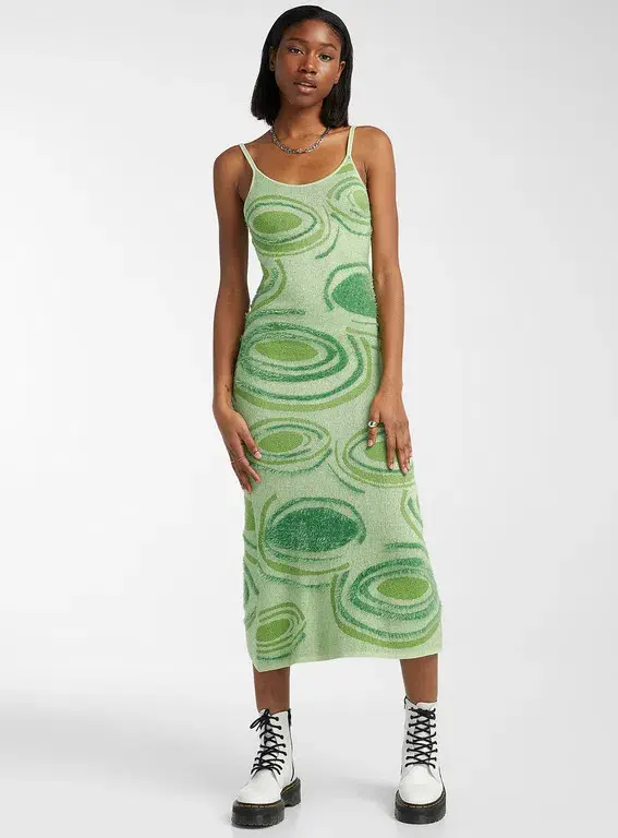House of Sunny Hockney Dress Green Size 8 for rent on The Volte - main image