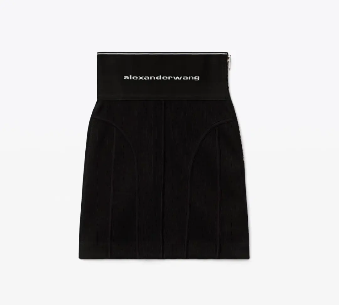 Alexander Wang Bralette and Skirt Set Black Size XS/Au 6 for rent on The Volte - main image