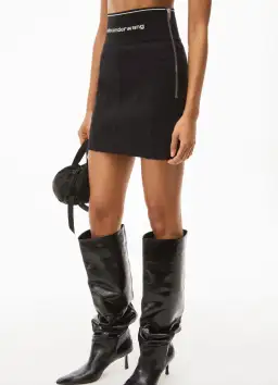 Alexander Wang Bralette and Skirt Set Black Size XS/Au 6 for rent on The Volte - image 3