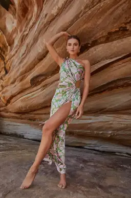 Sonya Moda Nour Forever Maxi Dress Floral Size 12