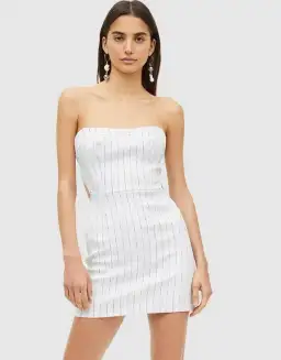 Manning Cartell Hybrid Reality Mini Dress White Size 6 for rent on The Volte - image 1