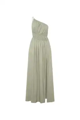 Camilla and Marc Sevilla Asymmetric Dress Green Size 6 for rent on The Volte - image 3