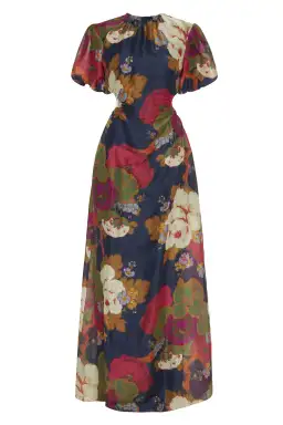 Sir the Label Bonita Puff Sleeve Gown Floral Size 1 / Au 8 for rent on The Volte - image 8